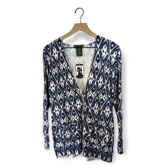 Grace Elements NWT Boyfriend Button Down Sweater Size S - Picture 1 of 4